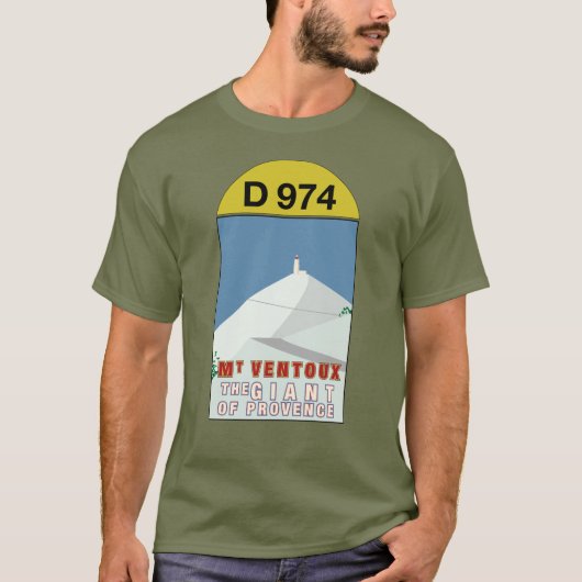 T-shirt MT VENTOUX Géant de Provence (Devant)