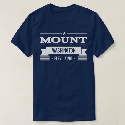 T-shirt Mt Washington Élévation 6288 (Design devant)