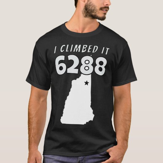 T-shirt Mt Washington I L'A Grimpé 6288 Mont NH48 Nouveau (Devant)