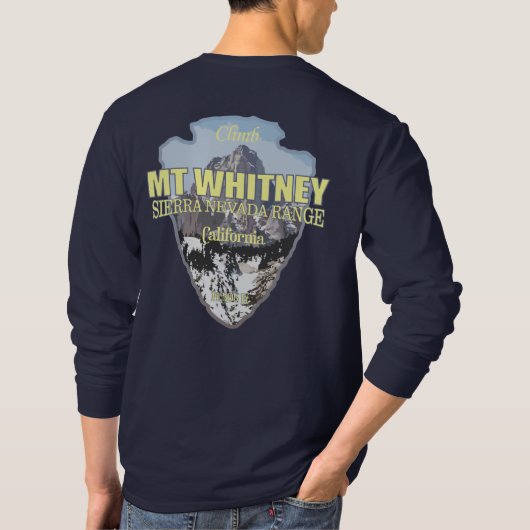 T-shirt Mt Whitney (pointe de flèche) (Dos)