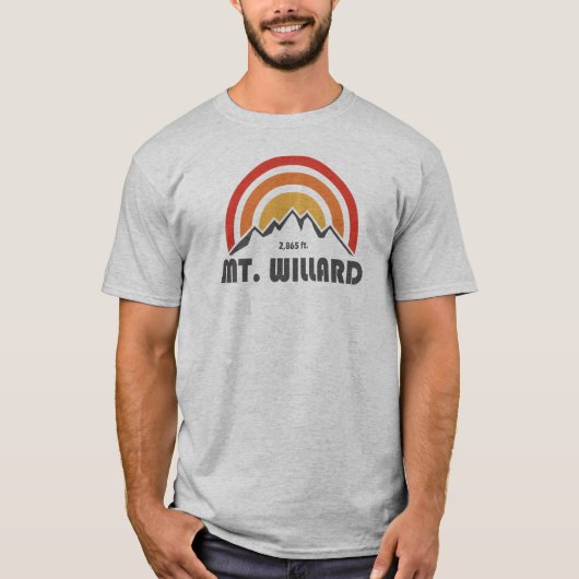 T-shirt Mt. Willard New Hampshire (Devant)