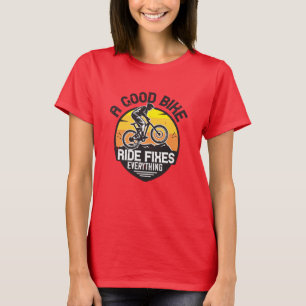 T-shirt MTB - Ride Fixe tout