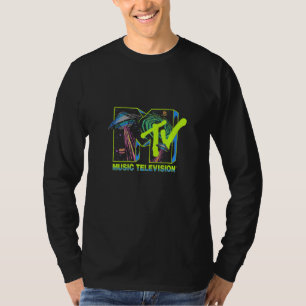T-shirt Mtv Music Television Invasion Alien Ufo