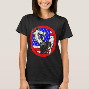 T-shirt Muay Thai Américain Usa Kickboxer