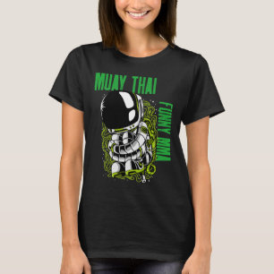 T-shirt Muay Thai Astronaute Enroulé, Mma, Kickboxing, Ji