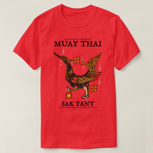 T-shirt Muay Thai Classique Tattoo Swan (Design devant)