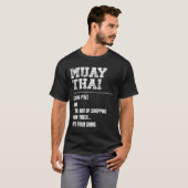 T-shirt Muay Thai Définition Martial Arts Thai Boxe Mart (Devant entier)