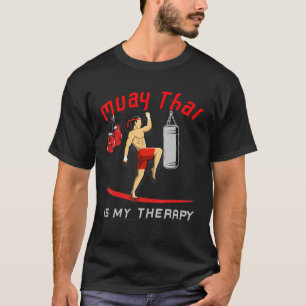 T-shirt Muay Thai Est Ma Thérapie, Drôle Muay Thai Dit, M