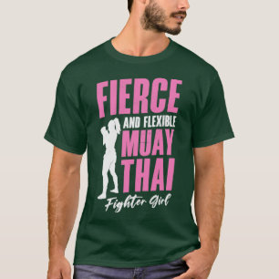 T-shirt Muay Thai fille Kickboxer instructeur Arts martiau