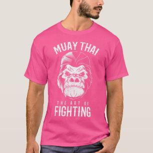 T-shirt Muay Thai Gorilla Thai Boxing Et Kickboxing