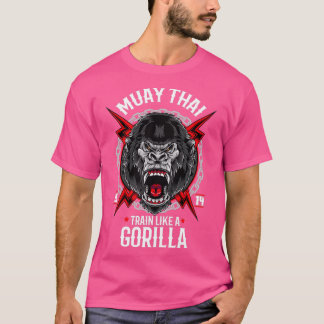T-shirt Muay Thai Gorilla Thaïlande Boxe thaïlandaise