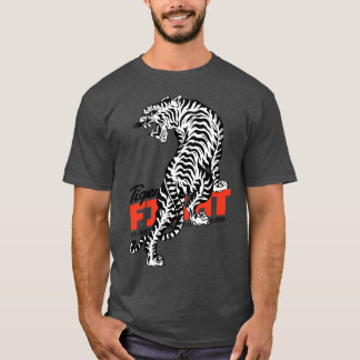 T-shirt Muay Thai Kickboxing Tiger L'art de la lutte