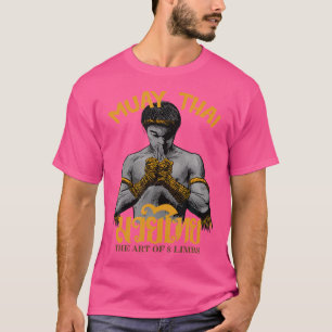T-shirt Muay Thai L'Art De 8 Membres La Boxe Thaïlandaise
