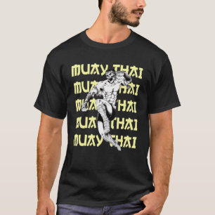 T-shirt Muay Thai Leapter Mixed martial art du crâne Jiu-J