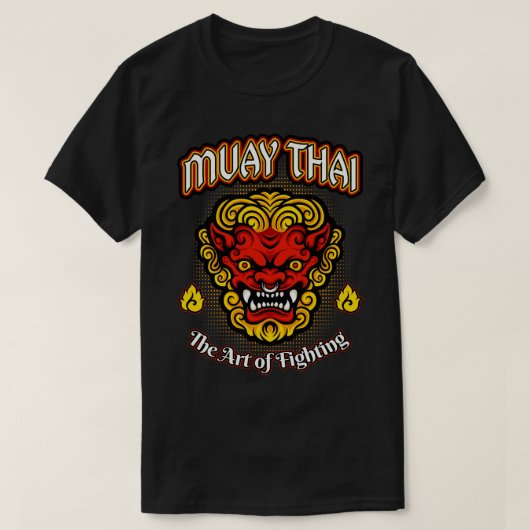 T-shirt Muay Thai Martial Arts Demon Fighter MIXED MARTIAL (Design devant)