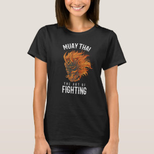 T-shirt Muay Thai Oni Fighter Thai Boxe Oni Masque Hannya