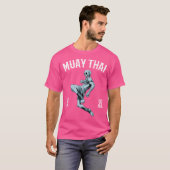 T-shirt Muay Thai Squelette Boxe Thaïlandaise (Devant entier)