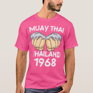 T-shirt Muay Thai Thaïlande 1968 Fighter Martial Arts Mixe