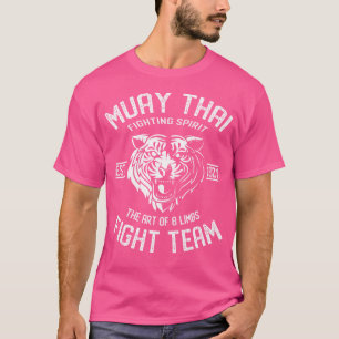T-shirt Muay Thai Tiger Chef équipe de combat Nak Muay Kic