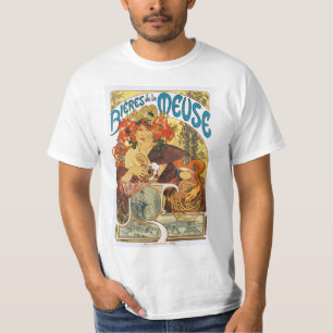 T-shirt Mucha - Bières de la Meuse