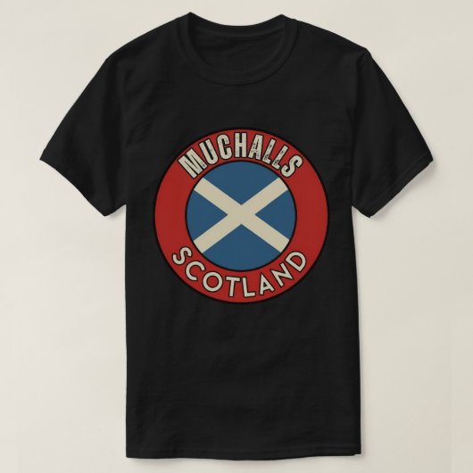T-shirt Muchalls, Écosse (Design devant)