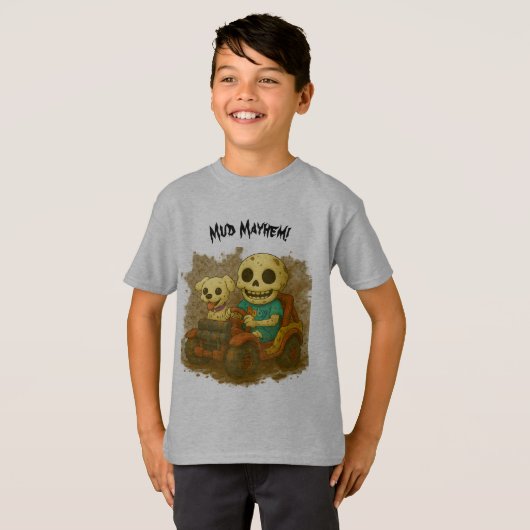 T-shirt Mud Mayhem with Baby and Waggles™ Off-Road Tee (Devant entier)