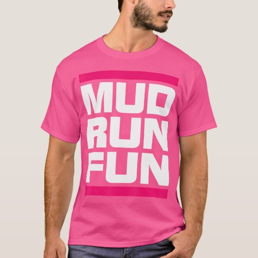 T-shirt Mud Run Fun Mudder Trail Courir Et Mudding (Devant)
