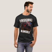 T-shirt Mudding in America Mud Bogging et Mud Racing (Devant entier)