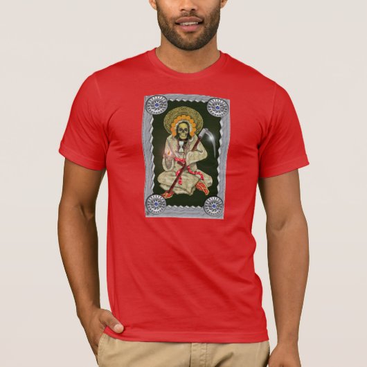 T-shirt muerte de père Noël (d'or) (Devant)