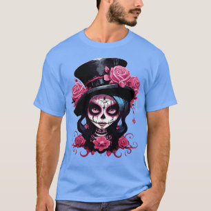 T-shirt Muertos Catrina pour hommes femmes Calavera