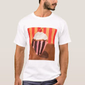 T-shirt Muffin avec glaçage à la vanille (Devant)