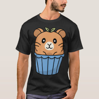 T-shirt Muffin Hamster Mignon Boulangerie Animal Pun Art A
