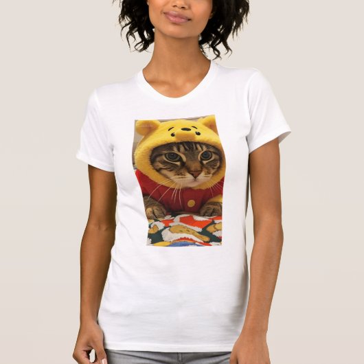 T-SHIRT MUFFIN LE CHAT TIGRÉ (Devant)