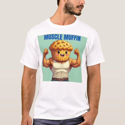 T-shirt Muffin Musclé (Devant)