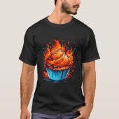 T-shirt Muffin Stuff For Baking Flames (Devant)