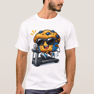 T-shirt Muffin sur tapis roulant