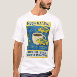 T-shirt Mug of Malawi - Peacock & Mbuna Fish Coffee Blend