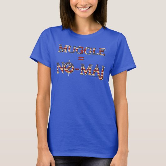 T-SHIRT MUGGLE™ = NO-MAJ™ (Devant)