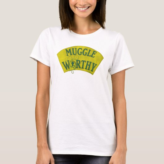 T-SHIRT MUGGLE WORTHY™ (Devant)