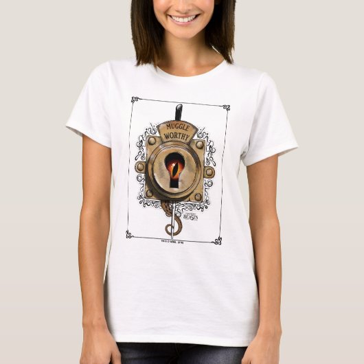T-shirt MUGGLE WORTHY™ Lock (Devant)