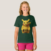 T-shirt "Mugshot de Pikachu choqué — Conçu  (Devant entier)