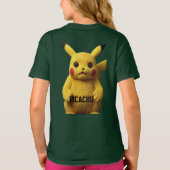 T-shirt "Mugshot de Pikachu choqué — Conçu  (Dos)