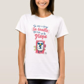 T-shirt mujer│Si vas a tirar la toalla (Devant)