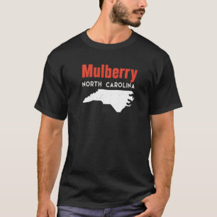 T-shirt Mulberry North Carolina USA State America Travel