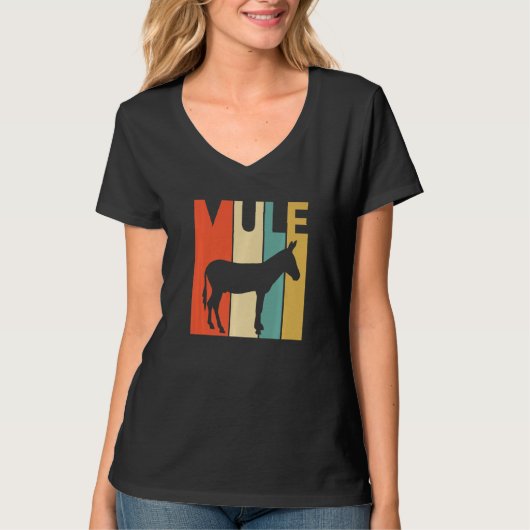 T-shirt Mule mûre animal (Devant)