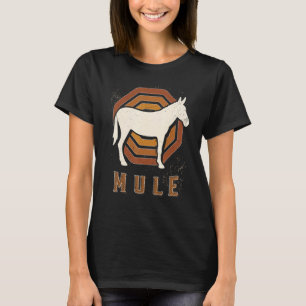 T-shirt Mule Vintage rétro classique amour animal