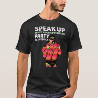 T-shirt Mullet Parle Je ne peux pas t'entendre au sujet de