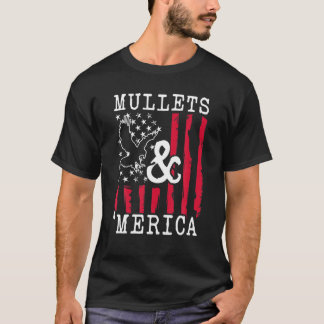 T-shirt Mullet Shirt USA Eagle Mullet Merica Vintage Ameri