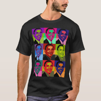T-shirt Multi de Barack Obama coloré