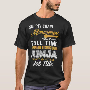 T-shirt Multi-tâche de gestion de la chaîne d'approvisio